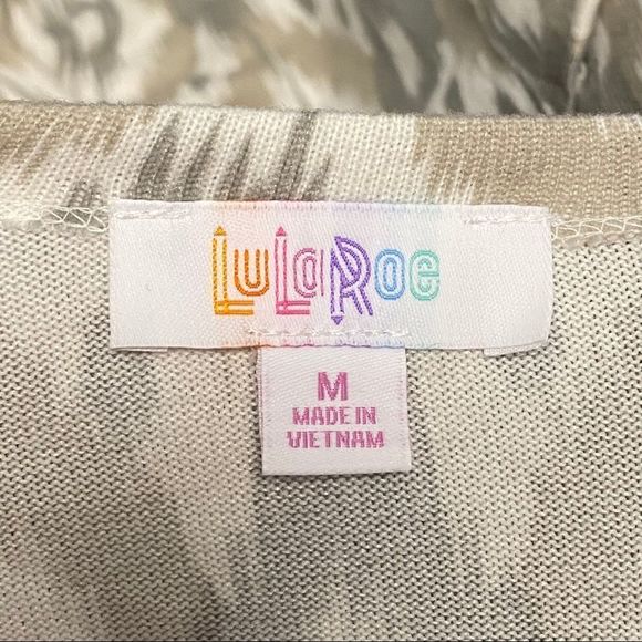 Lularoe Diamond Print Open Cardigan Medium - Picture 5 of 6